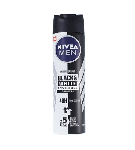 Nivea Men Invisible Black & White antiperspirant za muškarce 150 ml