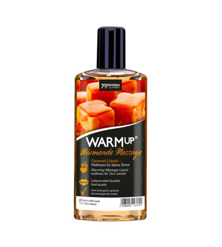 JoyDivision Warmup Caramel gel za masirnje s efektom zagrijavanja 150 ml