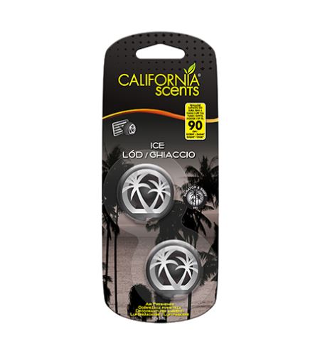 California Scents Mini Diffuser Ice miris za auto 2 x 3 ml