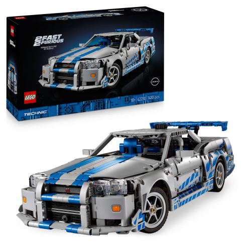 LEGO® Technic 42210 2 Fast 2 Furious auto Nissan Skyline GT-R (R34)