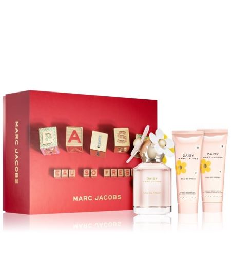 Marc Jacobs Daisy Eau So Fresh toaletní voda 75 ml + tělové mléko 75 ml + sprchový gel 75 ml Pro ženy dárková sada