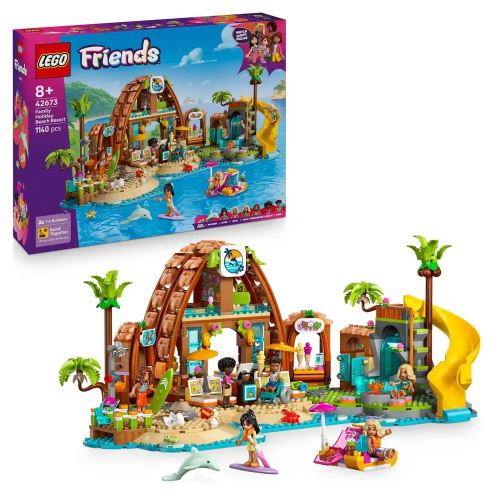 LEGO® Friends 42673 Obiteljski provod u odmaralištu na plaži