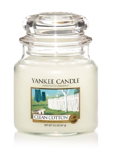 Yankee Candle Clean Cotton mirisna svijeća 411 g