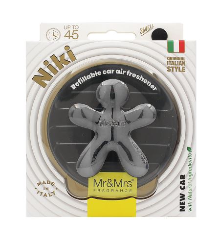 Mr&Mrs Fragrance Niki BIG Titanium Chrome New Car Miris za auto