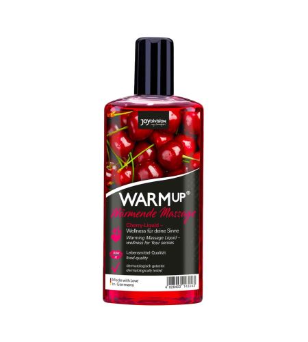 JoyDivision Warmup Cherry gel za masirnje s efektom zagrijavanja 150 ml