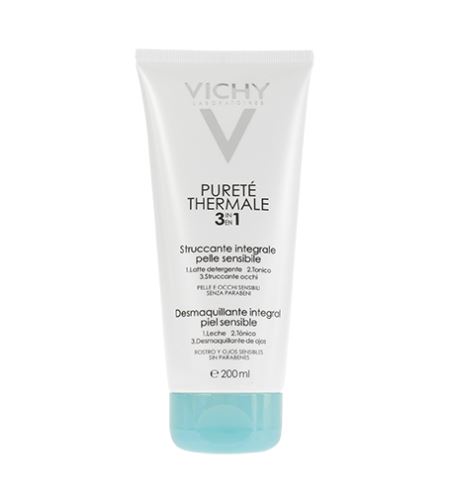 Vichy Purete Thermale emulzija za skidanje šminke 3 u 1 za osjetljivu kožu 200 ml