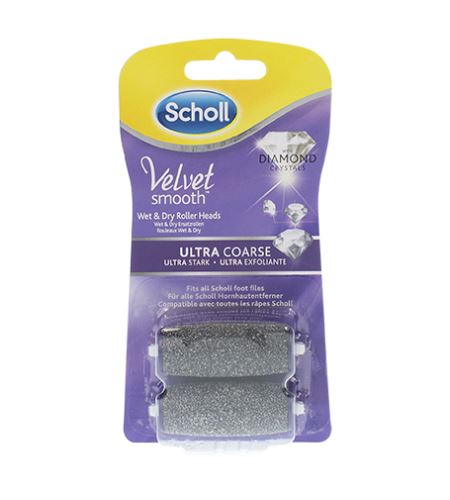 Scholl Velvet Smooth zamjenska glava s ultra grubim dijamantnim kristalima 2 kom