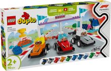 LEGO® DUPLO® 10445 Trkaći automobili i vozači timova za F1® (4)