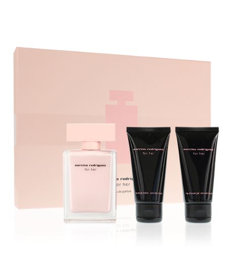 Narciso Rodriguez For Her poklon set za žene parfemska voda 50 ml + losion za tijelo 50 ml + gel za tuširanje 50 ml