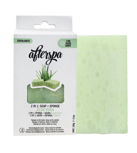 AfterSpa Aloe Vera Soap Sponge multifunkcionalna spužvica za sapun 120 g