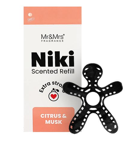 Mr&Mrs Fragrance Niki Citrus & Musk punjenje mirisa za auto