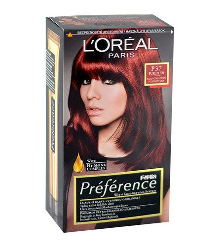 L'Oréal Paris Préférence Féria Hair Colour boja za kosu 1 kn P37 Pure Plum