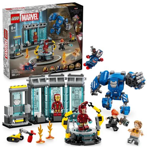 LEGO® ǀ Marvel 76315 Iron Manov laboratorij: Dvorana oklopa
