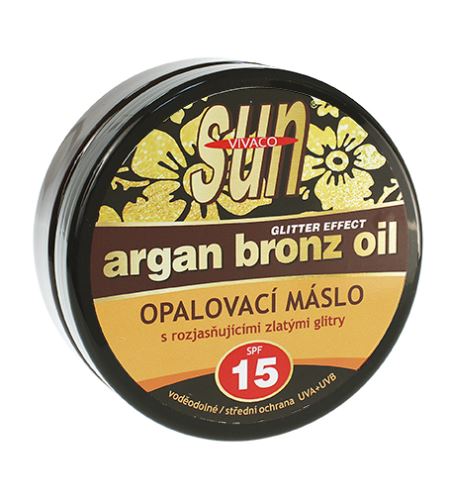 Vivaco SUN Argan Bronz Oil maslac za sunčanje s bio arganovim uljem SPF 15 200 ml