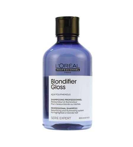 L'Oréal Professionnel Serie Expert Blondifier Gloss prosvjetlavajući šampon za plavu kosu 300 ml
