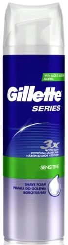 Gillette Series Sensitive pěna na holení pro citlivou pokožku 250 ml