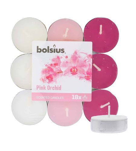 Bolsius Scented Tealights Orchid 4h čajna svijeća 18 kom