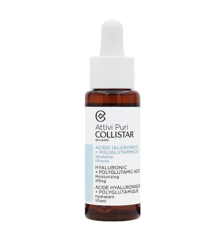 Collistar Attivi Puri Hyaluronic + Polyglutamic Acid Noćni serum za pomlađivanje 30 ml
