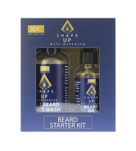 Xpel Shape Up Beard Starter Kit SET (Beard & Face Wash 100ml + Beard Oil 30ml)