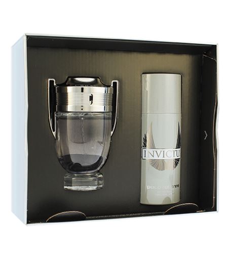 Paco Rabanne Invictus poklon set za muškarce toaletna voda 100 ml + deospray 150 ml