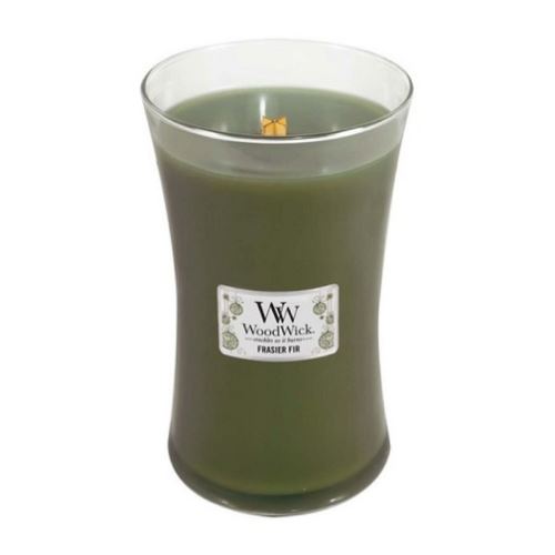 WoodWick Frasier Fir mirisna svijeća s drvenim fitiljem 609,5 g