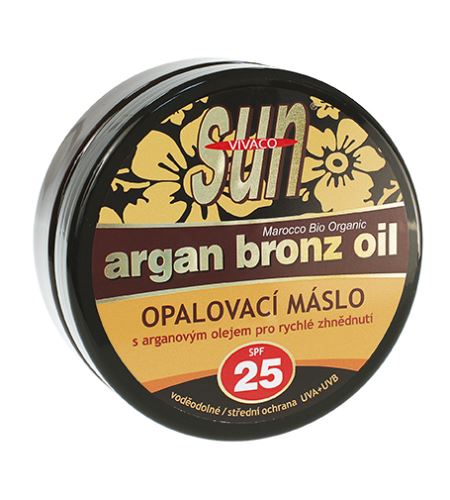 Vivaco SUN Argan Bronz Oil maslac za sunčanje s bio arganovim uljem SPF 25 200 ml