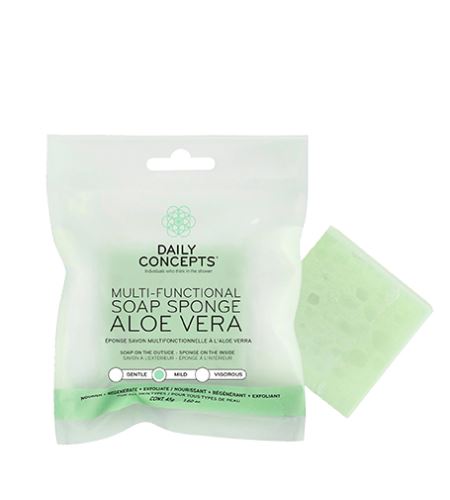 Daily Concepts Aloe Vera Multi-Functional Soap Sponge multifunkcionalna spužvica za sapun 45 g