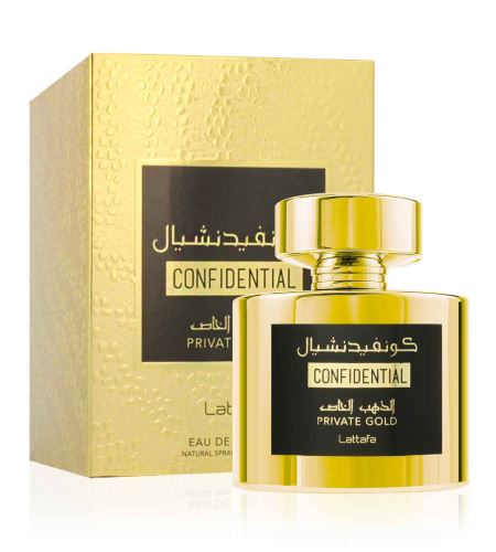 Lattafa Confidential Private Gold parfemska voda uniseks 100 ml