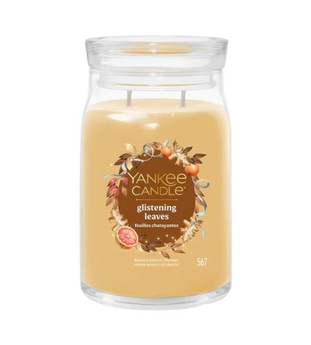 Yankee Candle Glistening Leaves signature svijeća velika 567 g