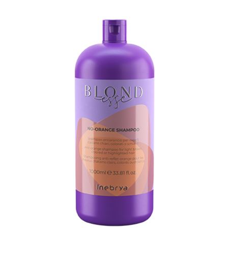 INEBRYA BLONDESSE No-Orange šampon protiv narančastih odsjaja za svijetlu kestenjastu ili posvijetljenu kosu