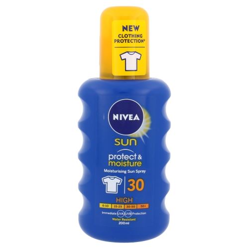 Nivea Sun Protect & Moisture Sun Spray SPF30 sprej za sunčanje uniseks 200 ml