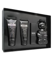 Moschino Toy Boy lak za kosu za dugotrajan učinak za muškarce parfémovaná voda 100 ml + balzám po holení 100 ml + sprchový gel 100 ml + parfémovaná voda 10 ml (2)