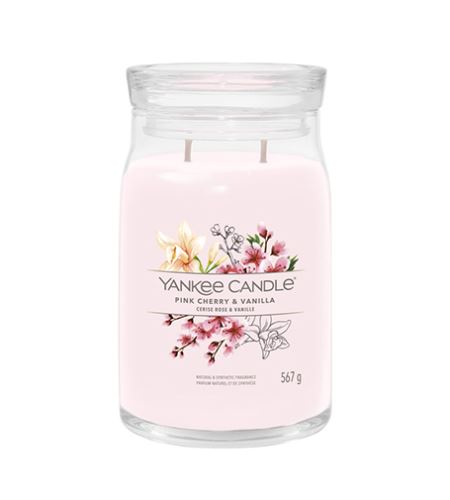 Yankee Candle Pink Cherry & Vanilla signature svijeća velika 567 g