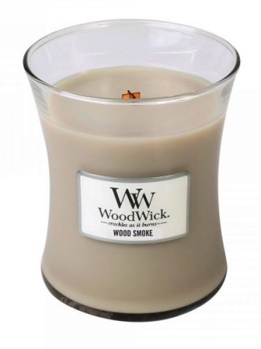 WoodWick Wood Smoke mirisna svijeća s drvenim fitiljem 275 g