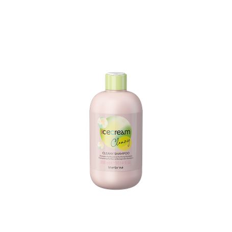 INEBRYA Ice Cream Cleany Cleany Shampoo pročišćavajući šampon prikladan za osjetljivu kožu i kožu pod stresom