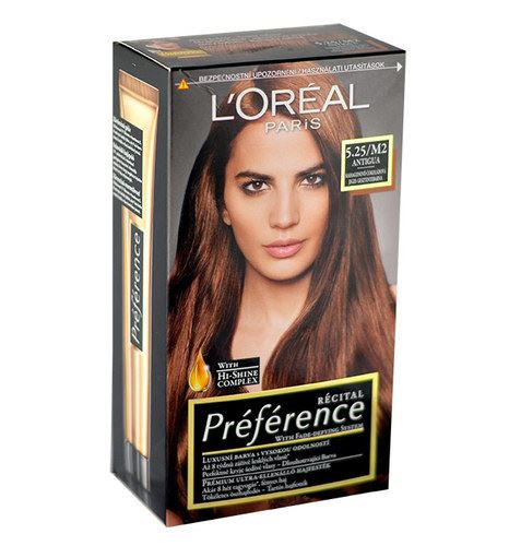 L'Oréal Paris Préférence Récital Hair Colour boja za kosu 1 kn 5,25-M2 Antigua