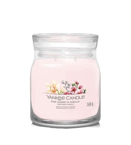 Yankee Candle Pink Cherry & Vanilla signature svijeća srednja 368 g