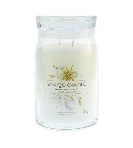 Yankee Candle Twinkling Lights signature svijeća velika 567 g