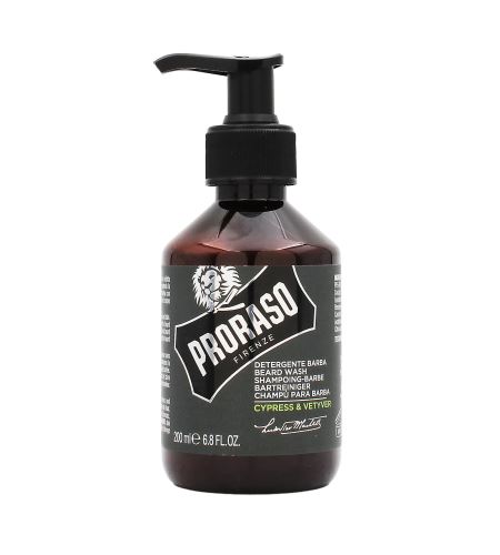 PRORASO Cypress & Vetyver šampon za bradu 200 ml