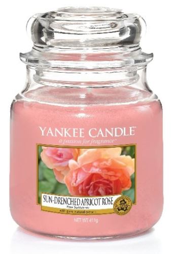Yankee Candle Sun-Drenched Apricot Rose mirisna svijeća 411 g