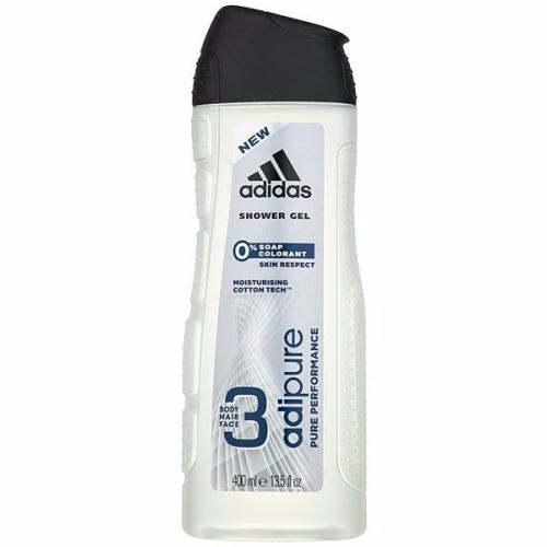 Adidas Adipure 3in1 gel za tuširanje za muškarce 400 ml