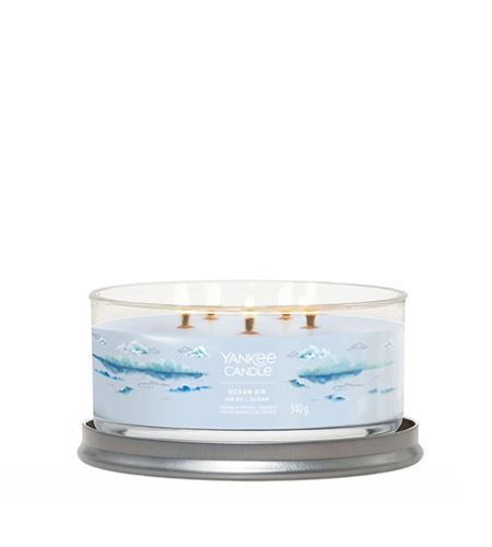 Yankee Candle Ocean Air signature tumbler svijeća u čaši s pet fitilja 340 g