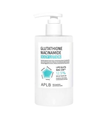 APLB Glutathione Niacinamide Body Lotion losion za tijelo koji hidratizira i posvjetljuje 300 ml