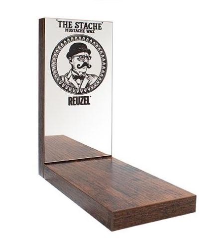 REUZEL "The Stache" Mustache Wax Display stalak