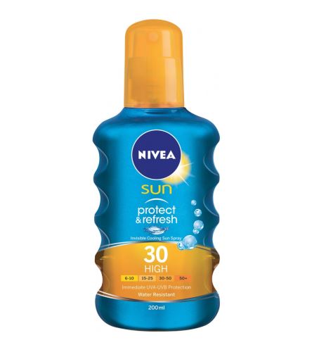 Nivea Sun Protect & Refresh sprej za sunčanje SPF 30 200 ml