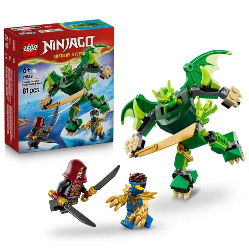 LEGO® NINJAGO® Bojni komplet s Lloydovim mehaničkim zmajem, igračka 71862