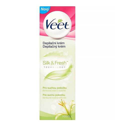 Veet Silk & Fresh Dry Skin krema za depilaciju suhe kože 100 ml