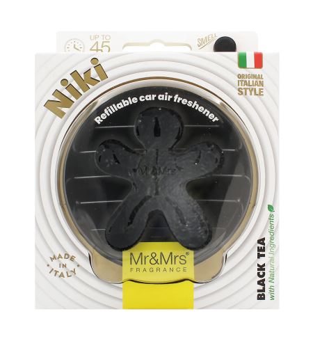 Mr&Mrs Fragrance Niki BIG Black Leather Black Tea Miris za auto