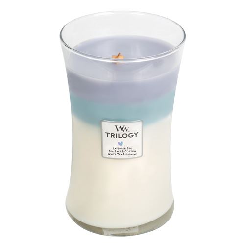 WoodWick Calming Retreat mirisna svijeća s drvenim fitiljem 609,5 g