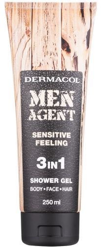 Dermacol Men Agent Sensitive Feeling 3in1 gel za tuširanje za muškarce 250 ml